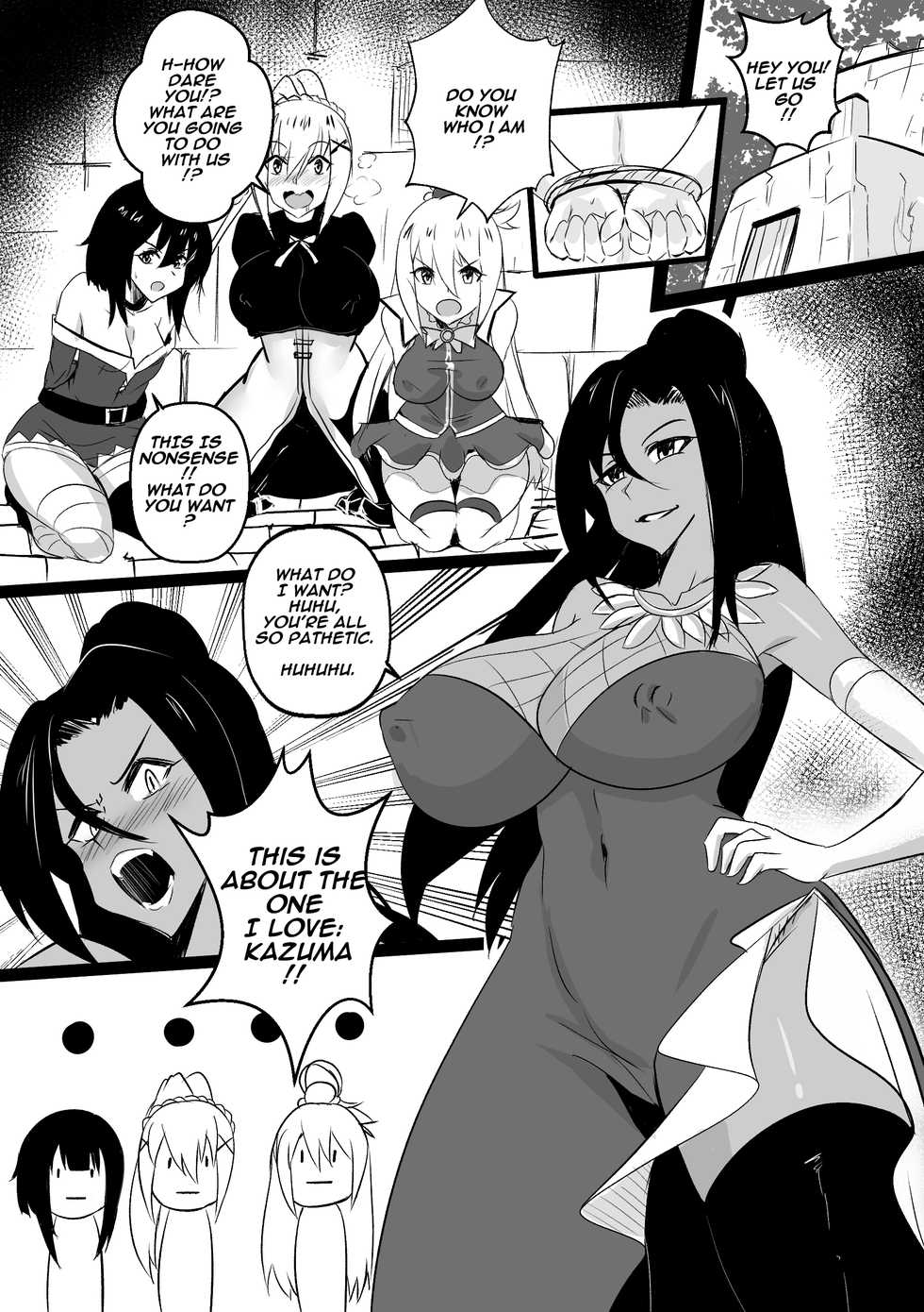 [Merkonig] B-Trayal 29 (Kono Subarashii Sekai ni Syukufuko o!) [English] - Page 2