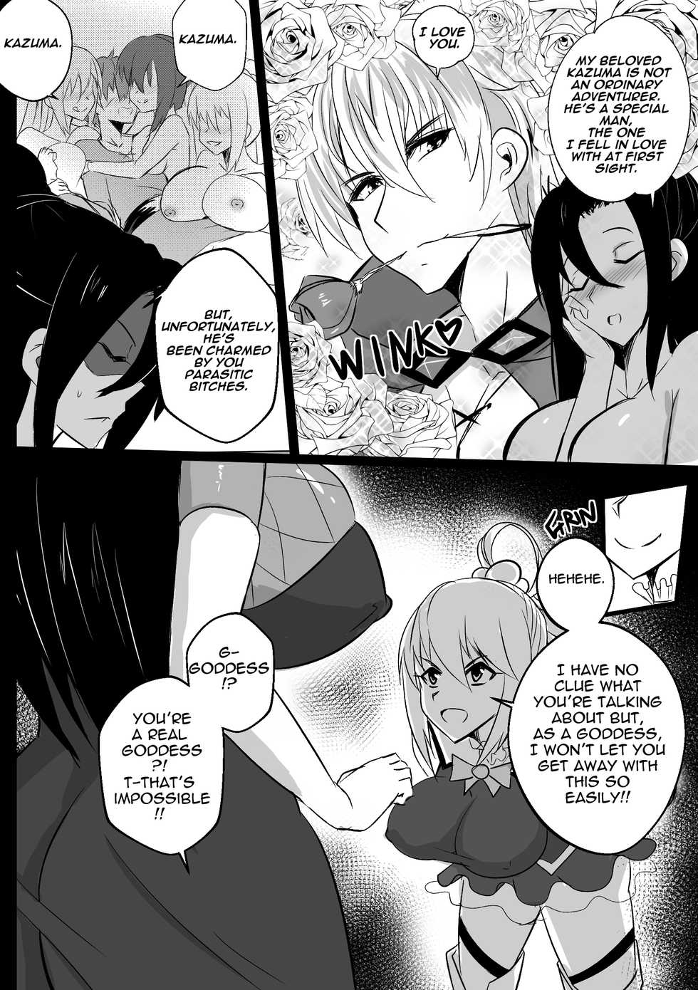 [Merkonig] B-Trayal 29 (Kono Subarashii Sekai ni Syukufuko o!) [English] - Page 3
