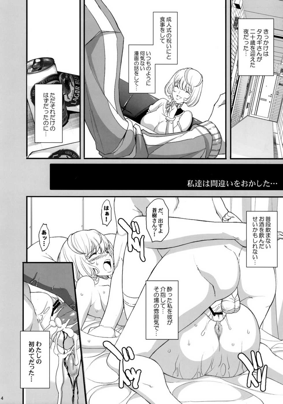 (C77) [Youkai Tamanokoshi (CHIRO)] Takagi no Ichinichi (Bakuman) - Page 4