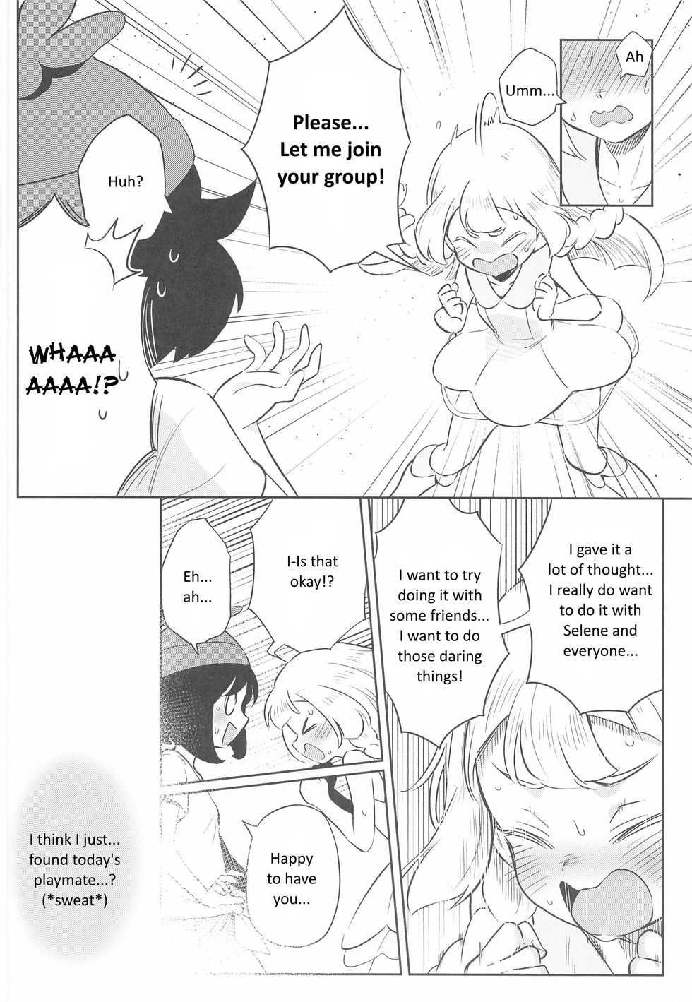 [Chouzankai (TER)] Onnanoko-tachi no Himitsu no Bouken 2 (Pokémon Sun & Moon) [English][Shephipster] - Page 6
