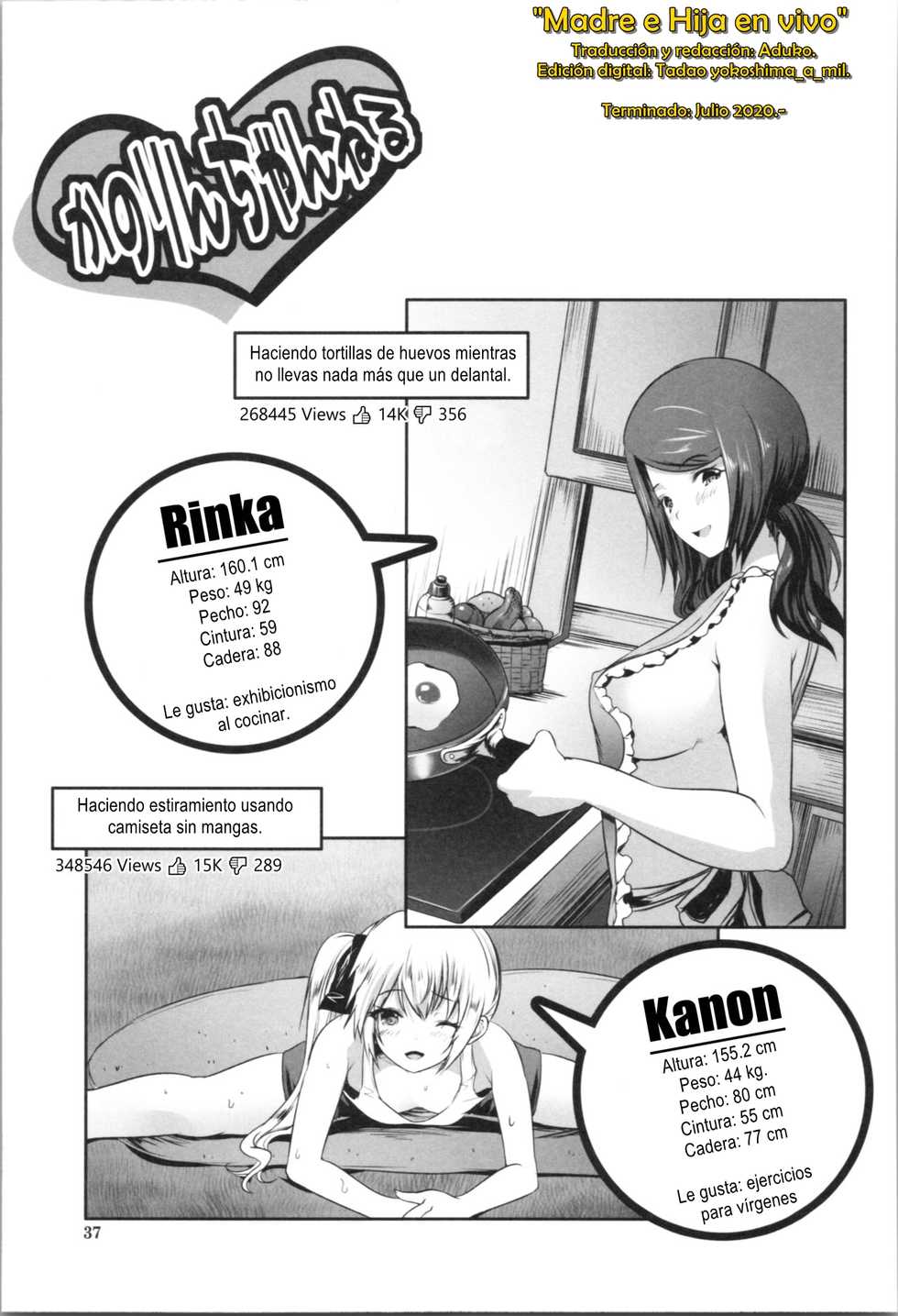 [Souda Gumi] Nanimo Shitenai no ni Bitch Oyako ni Gyaku Rape Saremakutta! | ¡Yo no hice nada, pero fui violado por una madre y su hija perra! [Spanish] - Page 40