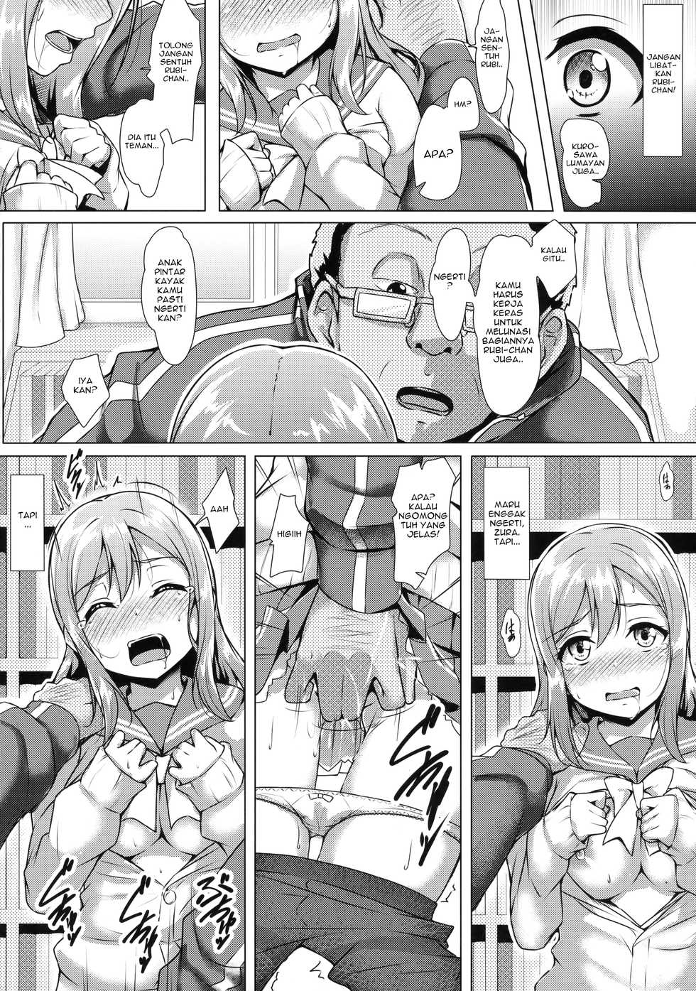 (C91) [corori (Yopparai Oni?)] HANAKAN ~ Kenapa jadi seperti ini zura!? (Love Live! Sunshine!!) [Indonesia] [Gagak_Ireng] - Page 11