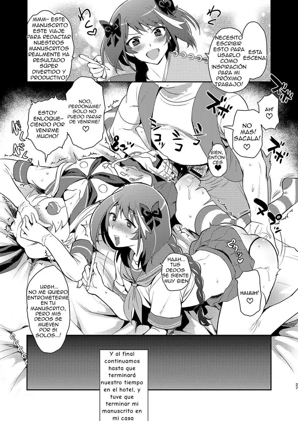[Kitsune (Tachikawa Negoro)] Otokonoko Sakka ga Genkou Gasshuku o Kaisai Shitara! (Kantai Collection -KanColle-) [Spanish] [Delnerno] [Digital] - Page 26