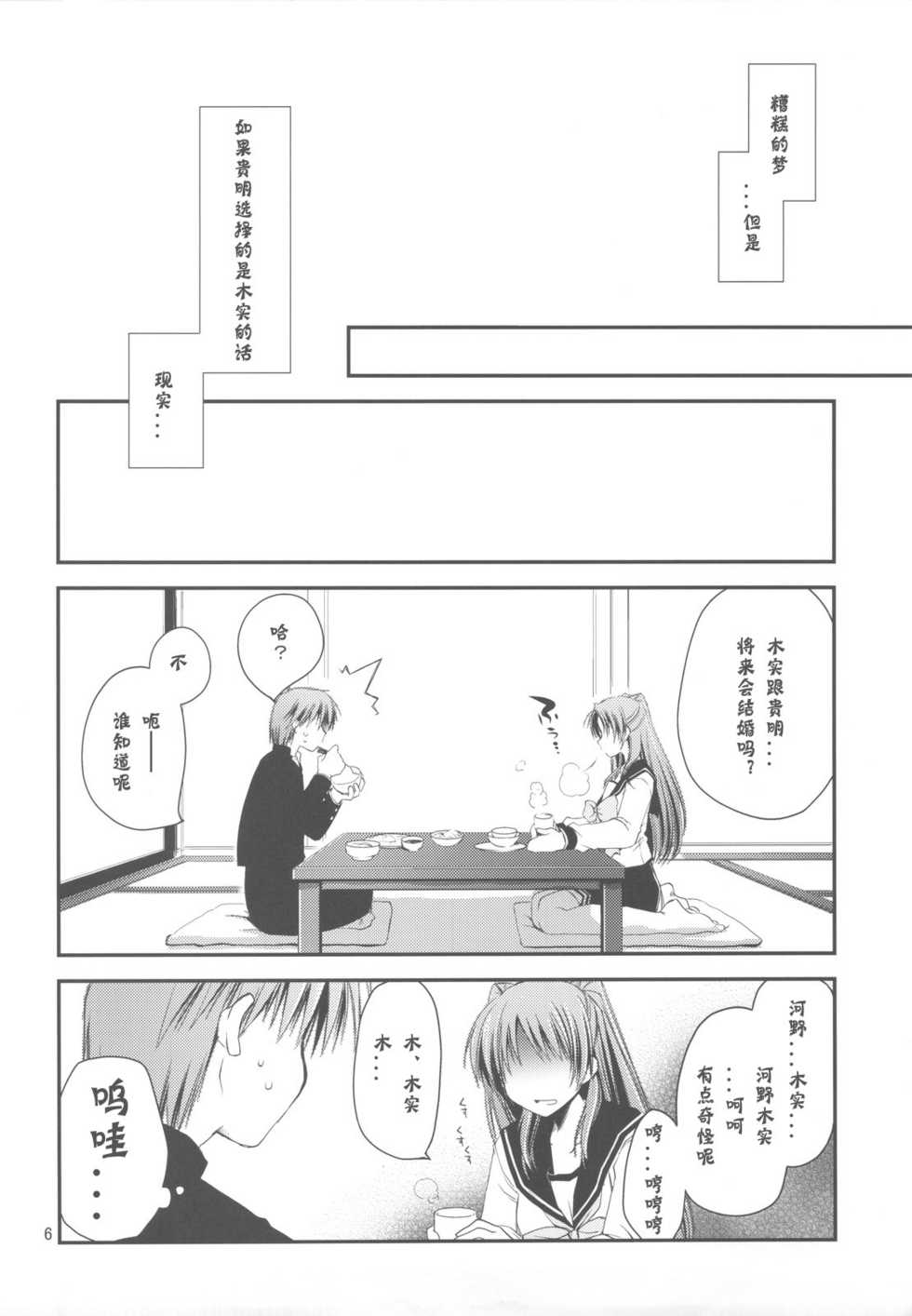 (C77) [Ponkotsu Works] Sappari Fukou na Kousaka Tamaki (ToHeart 2) [Chinese] [神风汉化组] - Page 6