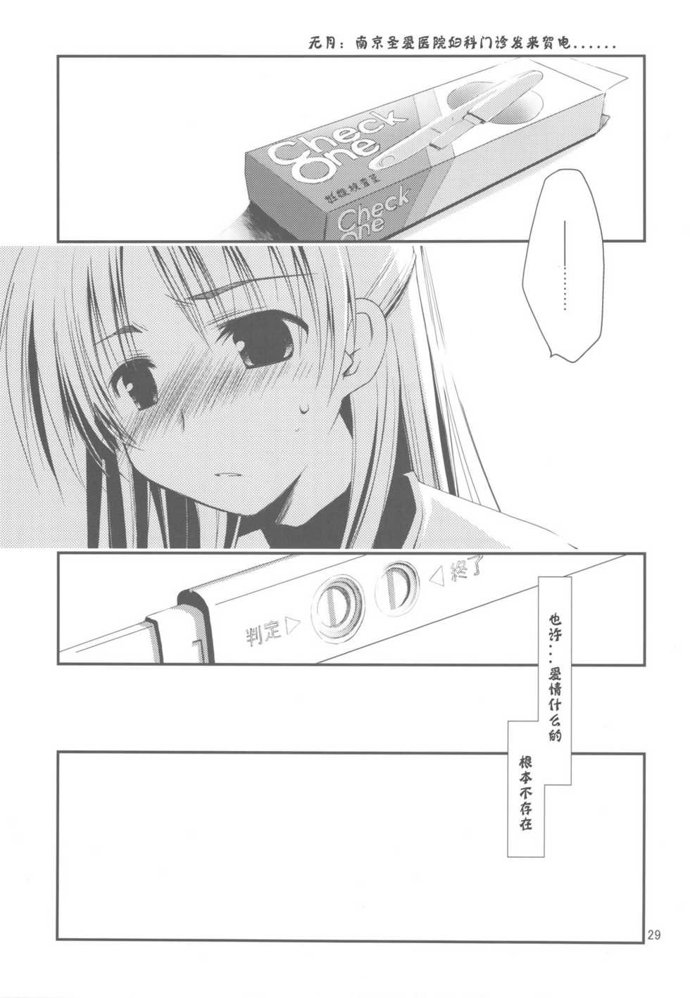 (C77) [Ponkotsu Works] Sappari Fukou na Kousaka Tamaki (ToHeart 2) [Chinese] [神风汉化组] - Page 29