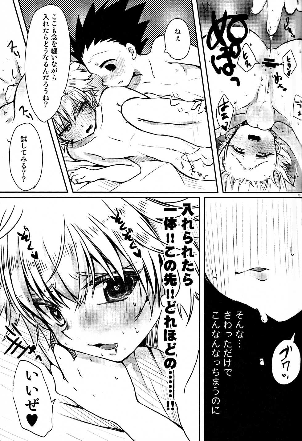 (C88) [MiUMiU (Amin)] Rurubu de raburabu (Hunter x Hunter) - Page 14