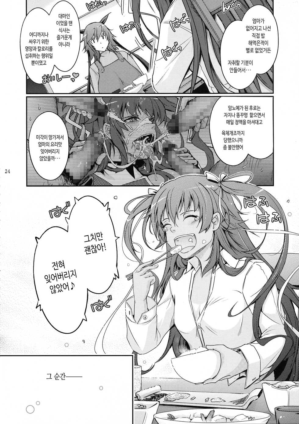 (C96) [Garyuh-Chitai (TANA)] TENTACLES Reisou Taimanin Yukikaze no Koukotsu (Taimanin Yukikaze) [Korean] - Page 24
