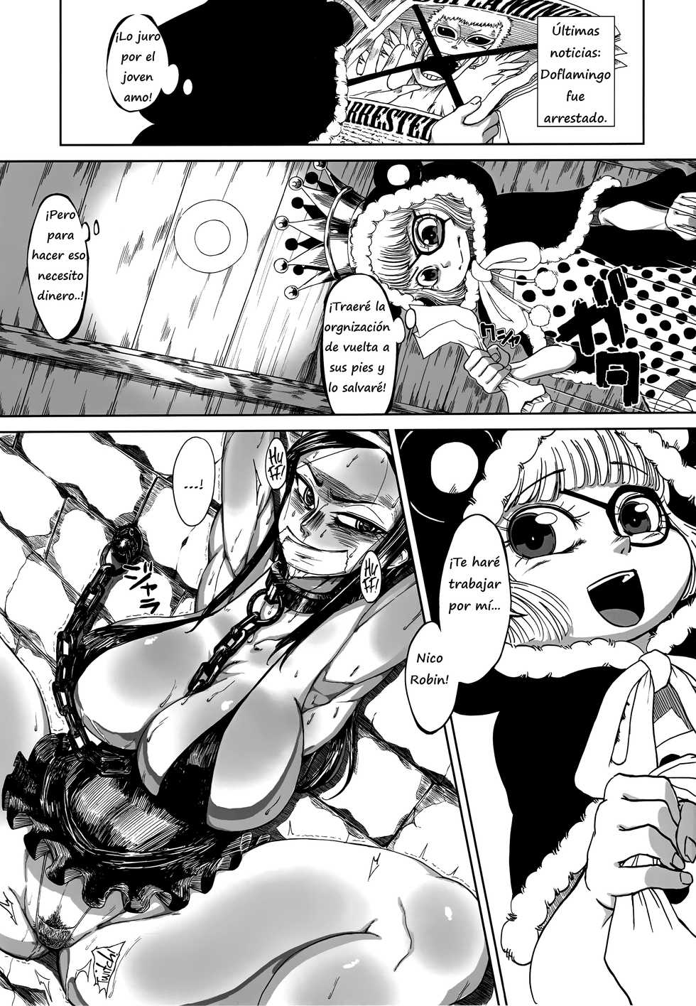 (C87) [HeMeLoPa (Yamada Shiguma)] Robi Ana (One Piece) [Spanish] [Reyfollador] - Page 2
