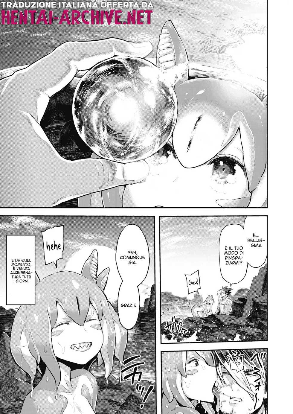[Survival Knife] Skyfish wa Oyogenai | Innamorarsi di una Sirena (COMIC HAPPINING Vol. 1) [Italian] [Hentai Archive] - Page 5
