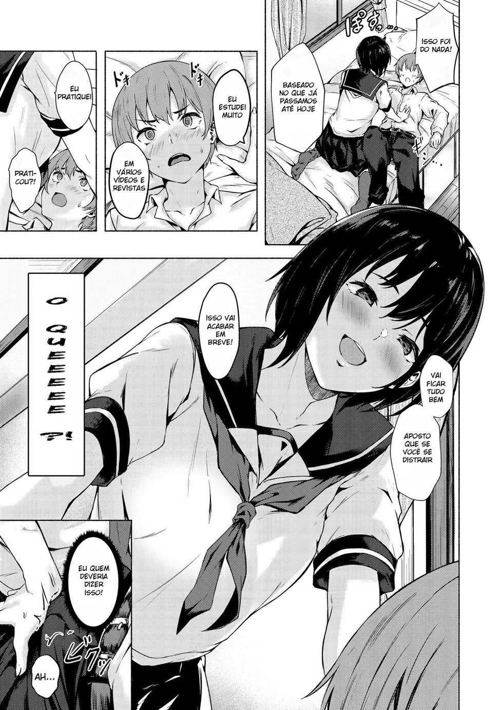 [7 Rensa (Aramaki Echizen)] Okki na Saori-chan wa Bukiyou ni Eroi [Portuguese-BR] [DiegoVPR] [Digital] - Page 11