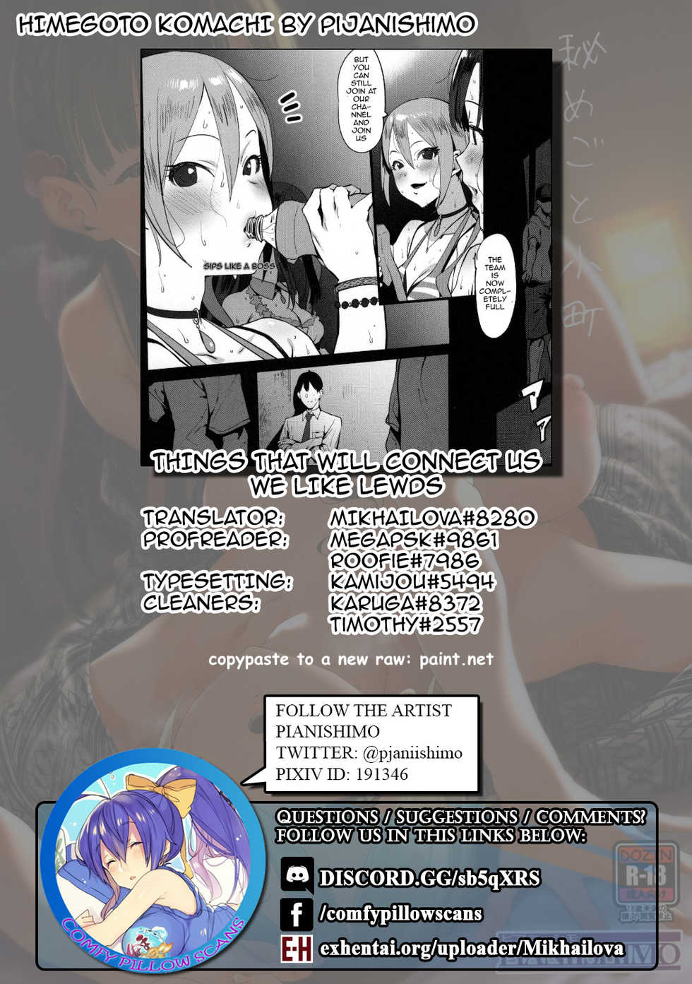 [PIANIISHIMO (Pija)] Himegoto Komachi (THE IDOLM@STER CINDERELLA GIRLS) [English] [Comfy Pillows Scans] [Digital] - Page 31