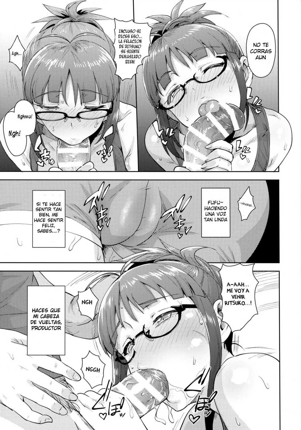 (C91) [PLANT (Tsurui)] Ritsuko to Stretch! | Stretching with Ritsuko (THE iDOLM@STER)  [Spanish] [Eon Translations] - Page 12