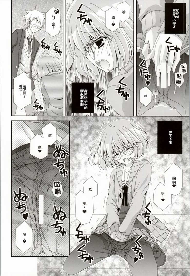 (C85) [Neko Kinryouku (NekoNeko)] Megane na Yuuutsu (Kyoukai no Kanata) [Chinese] [零食汉化组] - Page 10