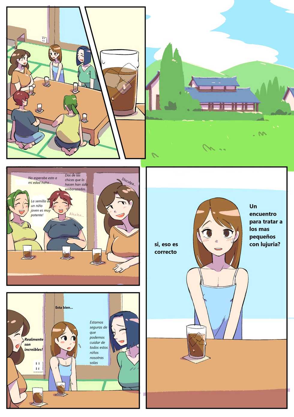 [Gyuumagyuuma (Umadura, Ushiking)] Hitozuma Otokonoko to Seishori noTsudoi [Spanish] [Traps, Netorare, etc] - Page 2