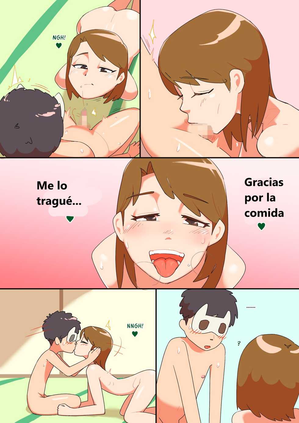 [Gyuumagyuuma (Umadura, Ushiking)] Hitozuma Otokonoko to Seishori noTsudoi [Spanish] [Traps, Netorare, etc] - Page 18