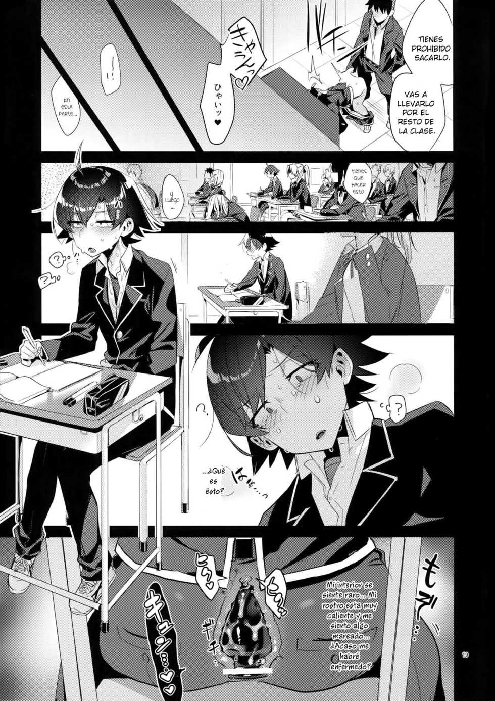 (C94) [Hamehame Service Area (Cr-R)] Hikigaya Hachiman o Saiminjutsu de Kanojo ni Shite Yaritai Houdai Suru Hon. (Yahari Ore no Seishun Love Come wa Machigatteiru.) [Spanish] [TrapFansub] - Page 18