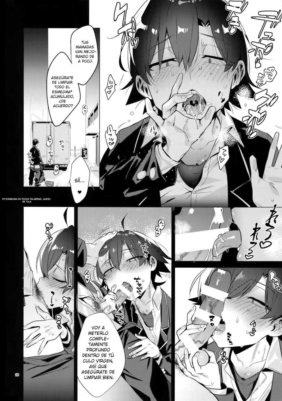 (C94) [Hamehame Service Area (Cr-R)] Hikigaya Hachiman o Saiminjutsu de Kanojo ni Shite Yaritai Houdai Suru Hon. (Yahari Ore no Seishun Love Come wa Machigatteiru.) [Spanish] [TrapFansub] - Page 27