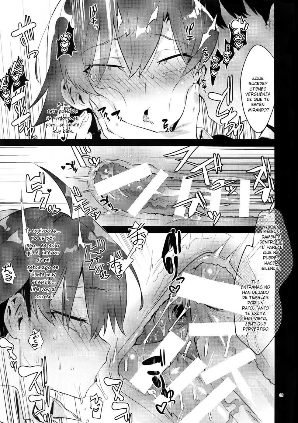 (C94) [Hamehame Service Area (Cr-R)] Hikigaya Hachiman o Saiminjutsu de Kanojo ni Shite Yaritai Houdai Suru Hon. (Yahari Ore no Seishun Love Come wa Machigatteiru.) [Spanish] [TrapFansub] - Page 32