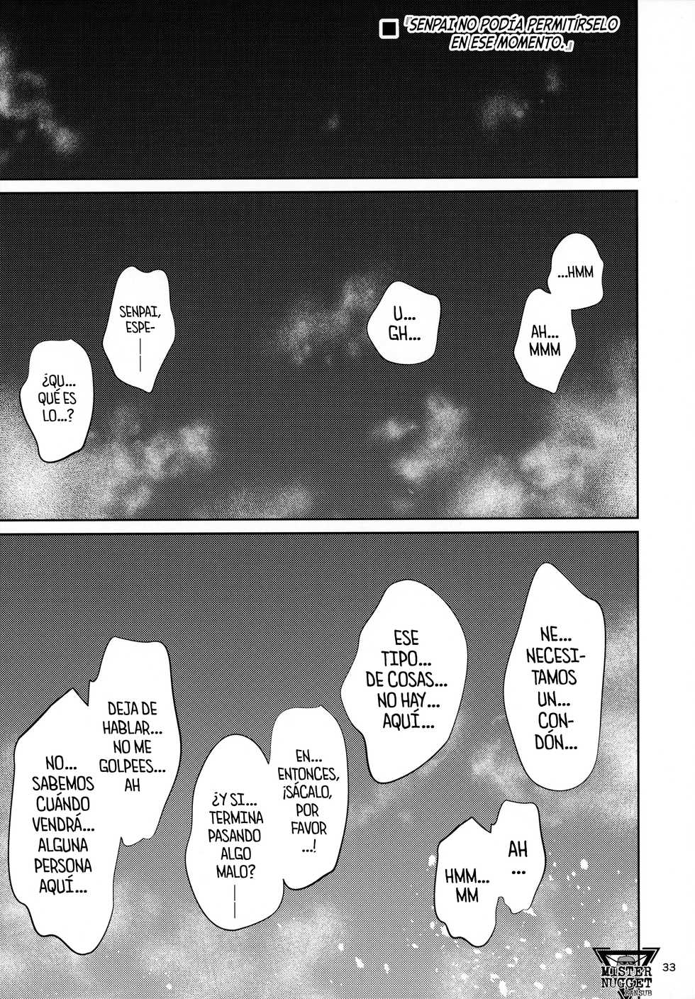 [IV VA SHIN (Mikuni Mizuki)] Shokuba no Senpai | Senpai en el trabajo [Spanish] [Mister Nugget] - Page 32