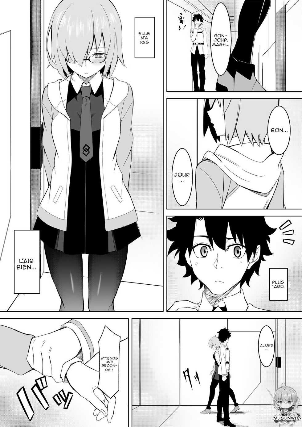 [Jyuu Sensya Usagitai (Takano Tomohiro)] Mash Was Jealousy | Mash était jalouse (Fate/Grand Order) [French] [Northface] [Digital] - Page 2
