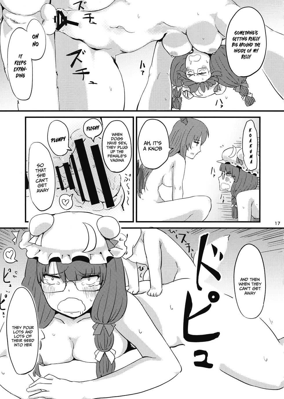 (Kouroumu 13) [Gensou Kagetourou (amidara)] Zannen Patchouli no Ukkari Shoukanjutsu 2 (Touhou Project) [English] [xinsu] - Page 18