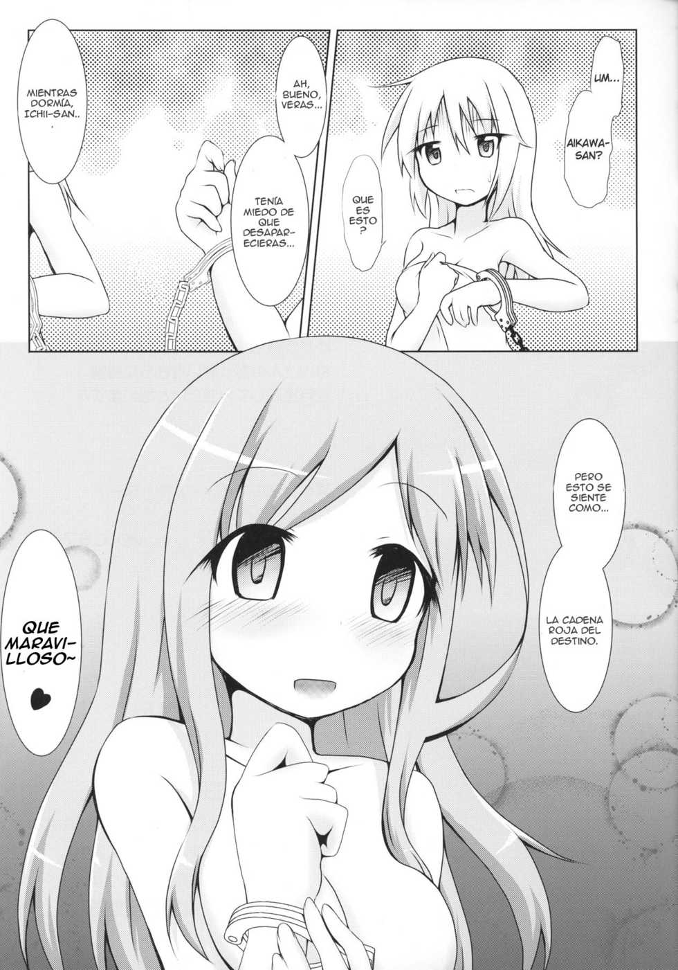 (C90) [Hiyoubeya (Hiyou)] Aikawa-san Soft Yandere (Yuyushiki) [Spanish] [JustaScanBlack.V.O.] - Page 17