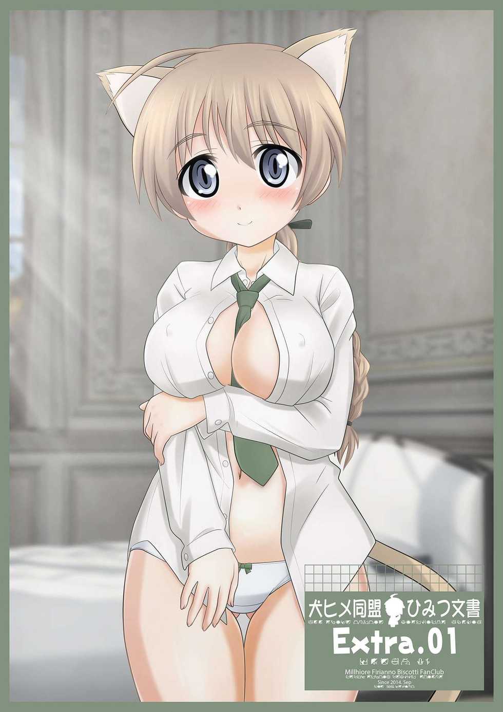 [Kokoro no Tsubasa (Koyomisa)] Inuhime Doumei Himitsu Bunsho Extra.01 (Strike Witches) - Page 1