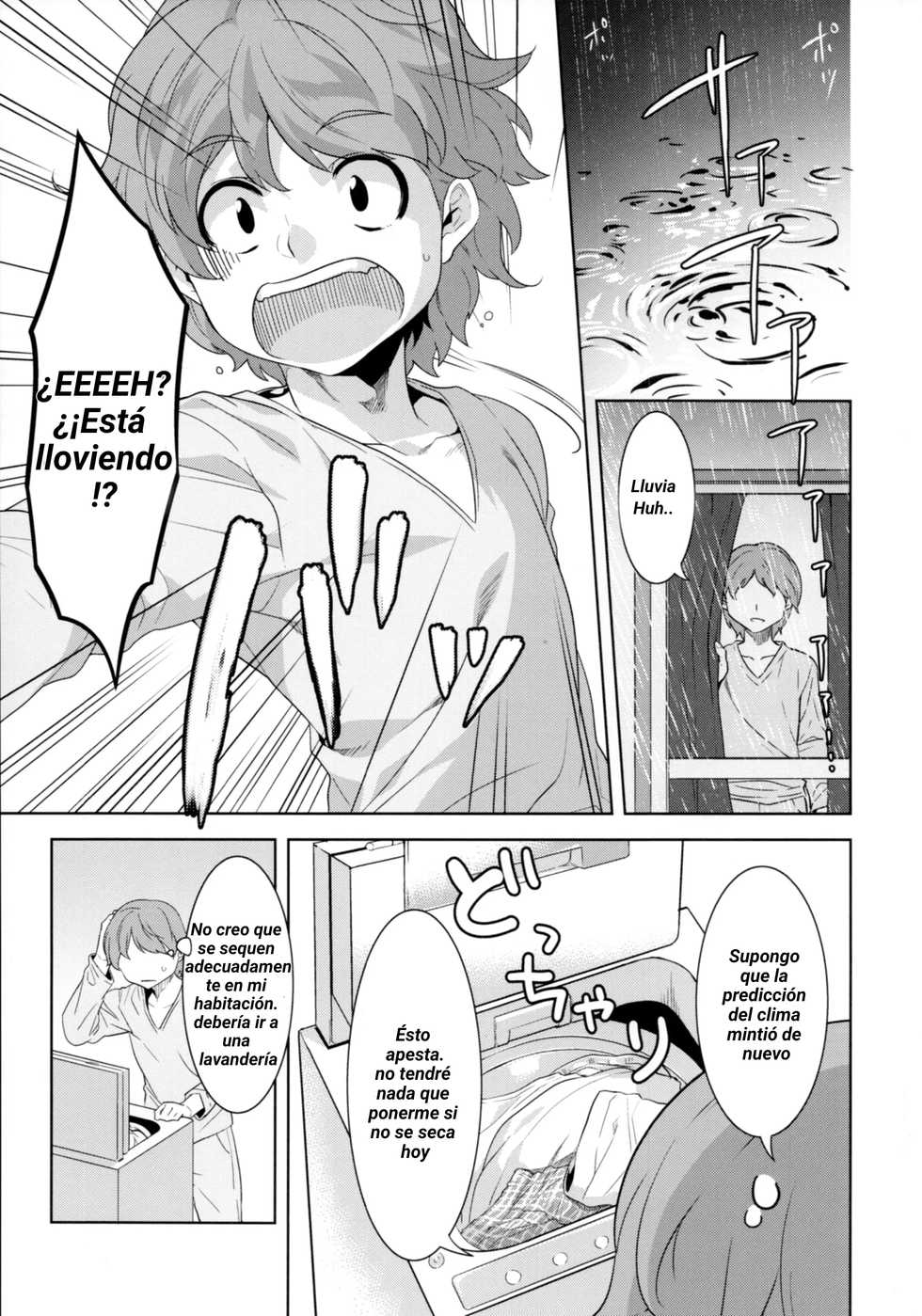 (C91) [Greone (nme)] Laundry no Sono [Spanish] - Page 4