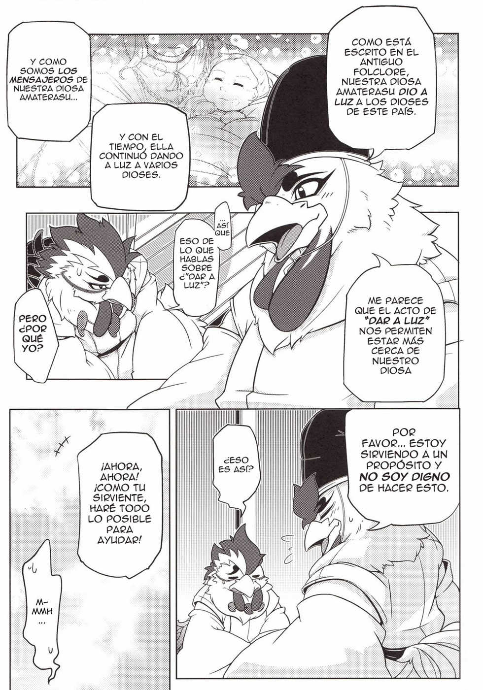 (Kemoket 2) [Mercuro (Ri Suou)] Choukei/ Huevo Matutino (Gingitsune) [Spanish] [Red Fox Makkan] - Page 8