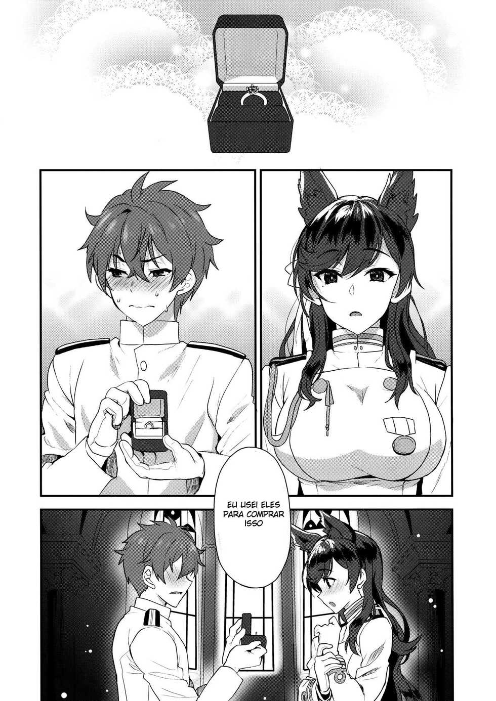 (C93) [INFINITY DRIVE (Kyougoku Shin)] Atago Sugar Sweet (Azur Lane) [Portuguese-BR] [DiegoVPR] - Page 27