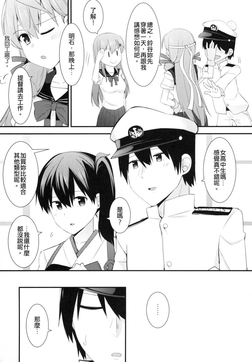 [Rayzhai (Rayze)] Sailor Fuku o Kiteiru Suzuya ni Nani o Shitai? | 想對穿水手服的鈴谷做什麼嗎? (Kantai Collection -KanColle-) [Chinese] [Digital] - Page 5