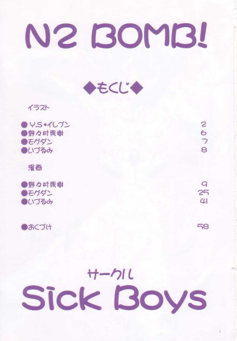 (C63) [SICK BOYS (Various)] N2 BOMB! (Neon Genesis Evangelion) [Spanish] - Page 2