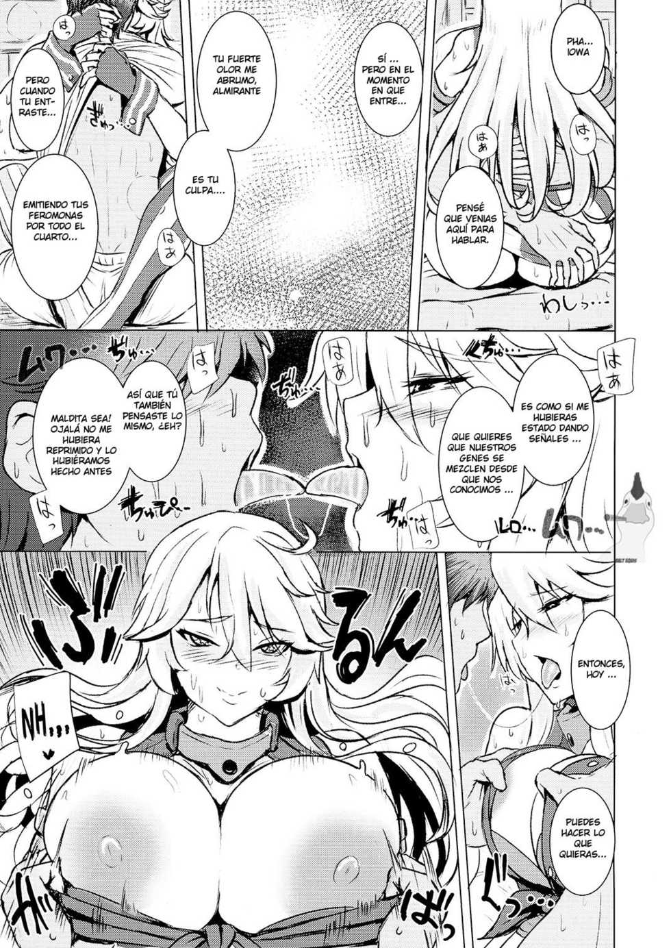 [Guhan Shounen] Iowa no Erohon - Iowa Hentai Manga (Kantai Collection -KanColle-) [Spanish] [Kisawea No Fansub] [Digital] - Page 7