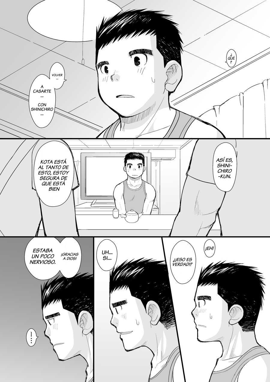 [Higedaihuku (Daihuku)] Shinichirou-san no Takoyaki | Los Takoyaki de Shinichirou-san [Spanish] {The Wandering Shadow} [Decensored] [Digital] - Page 12