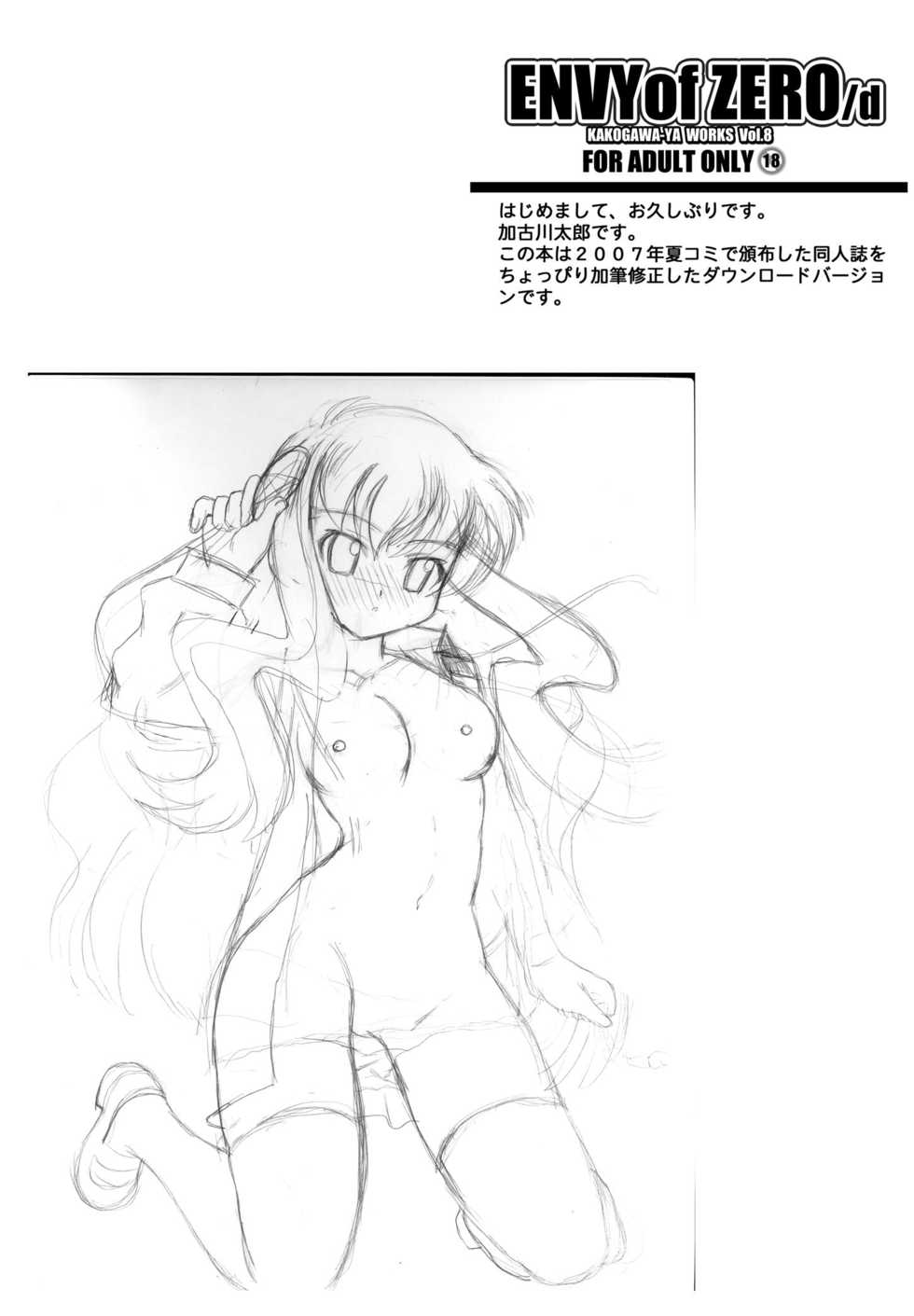 [Kakogawa-ya (Kakogawa Tarou)] ENVY of ZERO (Zero no Tsukaima) [Digital] - Page 4