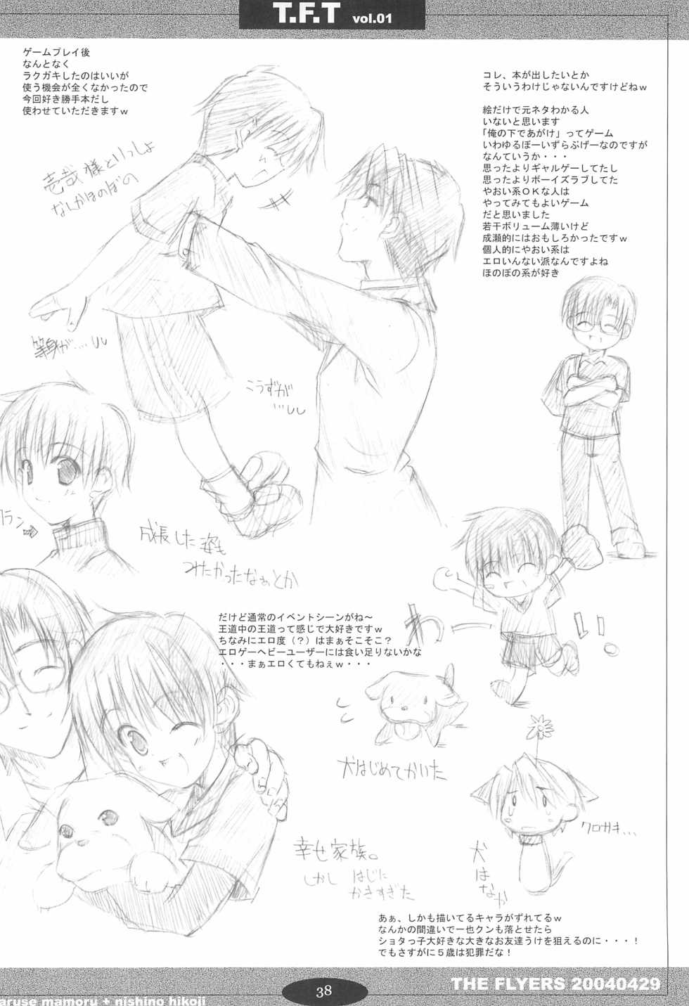 (CR35) [THE FLYERS (Naruse Mamoru, Nishino Hikodge)] T.F.T (Various) - Page 38