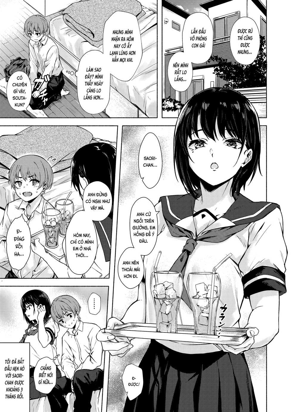 [7 Rensa (Aramaki Echizen)] Okki na Saori-chan wa Bukiyou ni Eroi | Saori-chan bự con, dâm mà hậu đậu [Vietnamese Tiếng Việt] [Digital] - Page 5