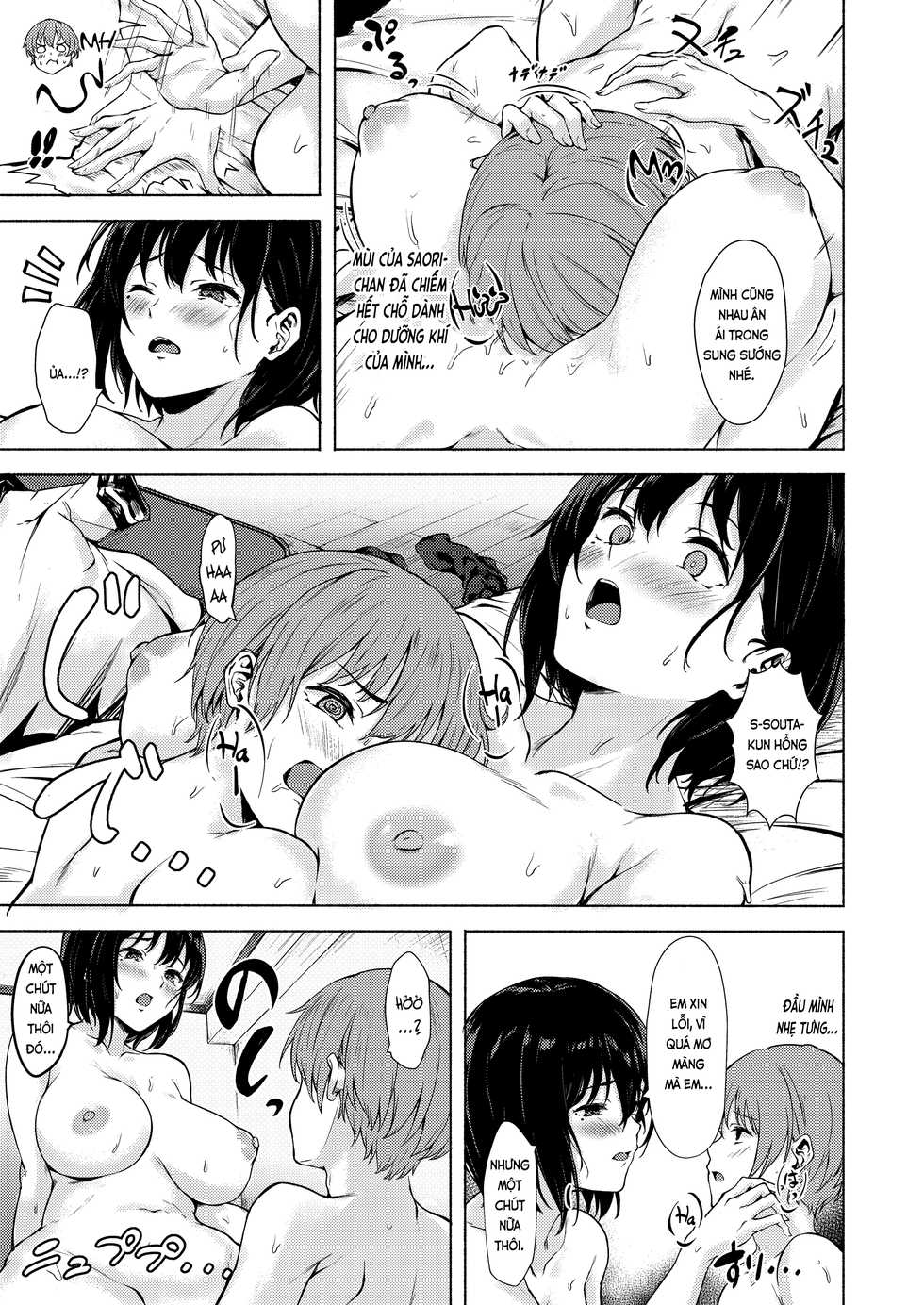 [7 Rensa (Aramaki Echizen)] Okki na Saori-chan wa Bukiyou ni Eroi | Saori-chan bự con, dâm mà hậu đậu [Vietnamese Tiếng Việt] [Digital] - Page 23