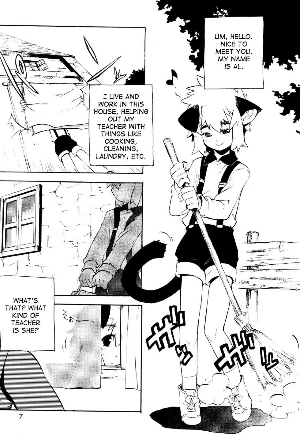 [Kikaider Reijhiro] Toaru Minarai Mahou Shounen no Nichijou - AL's Daily Life The Apprentice Magic Boy [English] [mysterymeat3] - Page 5