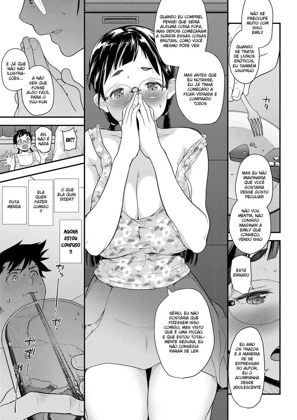 [T.cop (Natsuki Kiyohito)] Jimiko to Ichinichijuu Sex 4 - Futarikiri no Juken Benkyou wa... | Um Longo Dia de Sexo Com uma Garota Simples 4 [Portuguese-BR] [DiegoVPR] [Digital] - Page 7