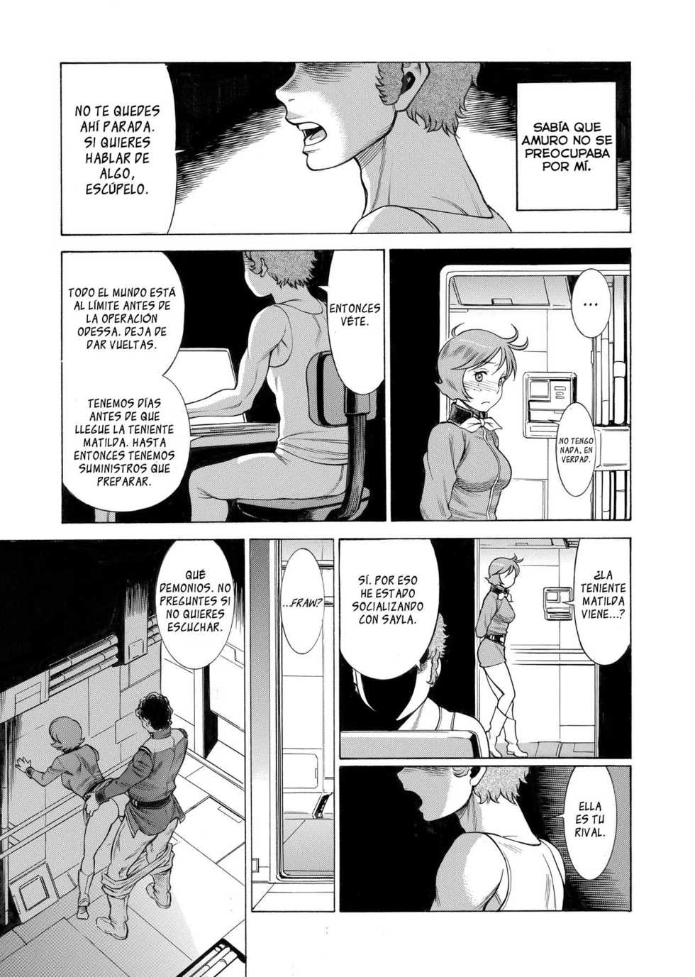 [Tamakiya (Tamaki Nozomu)] Reijoh | Slave Girl (Mobile Suit Gundam) [Spanish] [Dark Age Fansub] [Digital] - Page 10