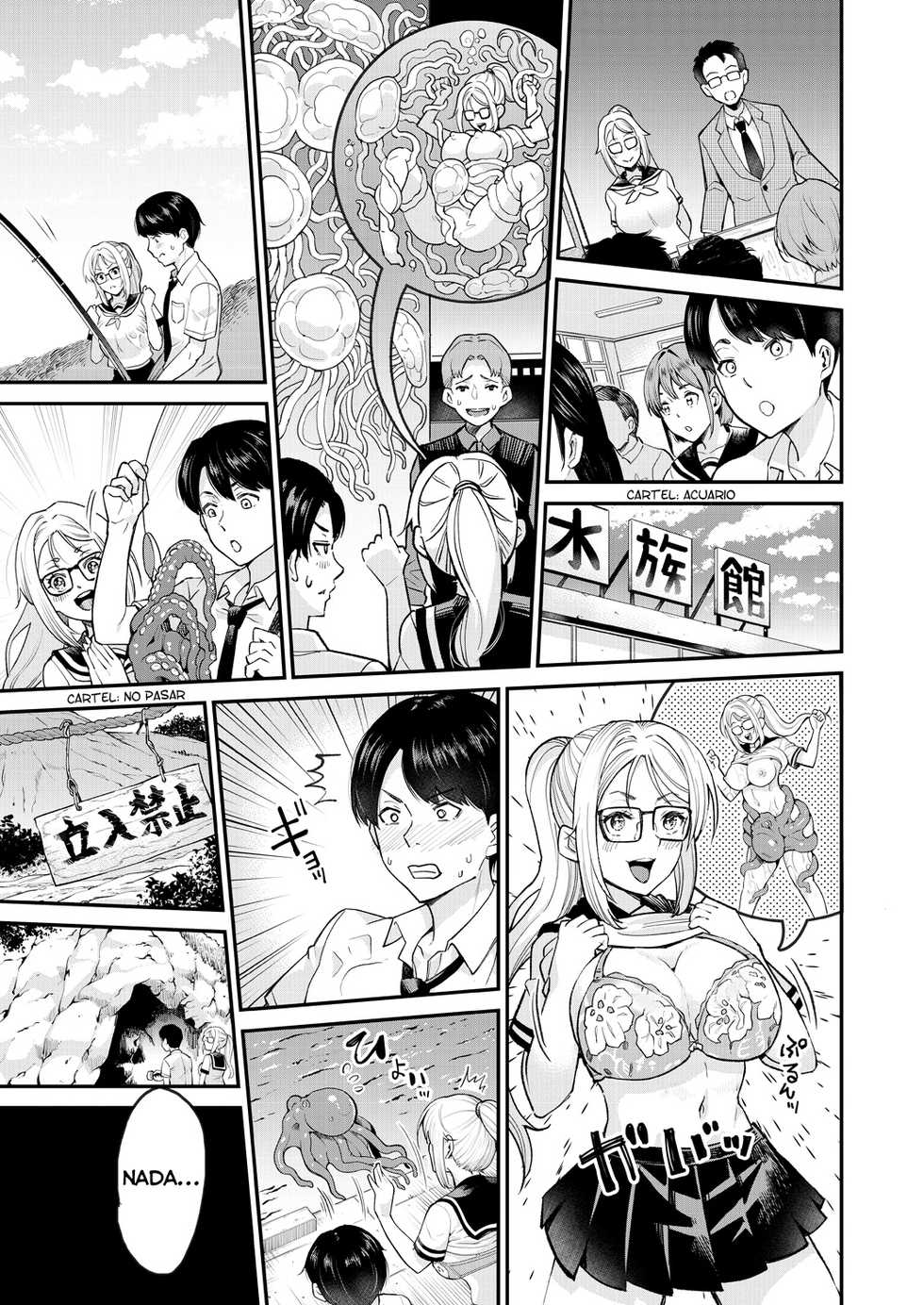 [Kawai Shun] Shokushu Ryuugaku ~Sukebe Shokushu wa Kaigai demo Ninki tte Shittemashita?~ (COMIC Mugen Tensei 2021-06) [Spanish] [Digital] - Page 10