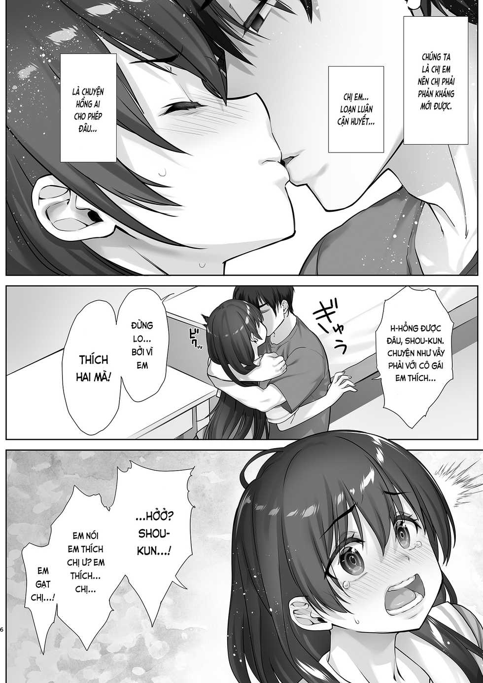 [Nama Cream Biyori (Nanase Meruchi)] Teihanpatsu JK Onee-chan Manami wa S na Otouto ni Sakaraenai [Vietnamese Tiếng Việt] [Digital] - Page 6