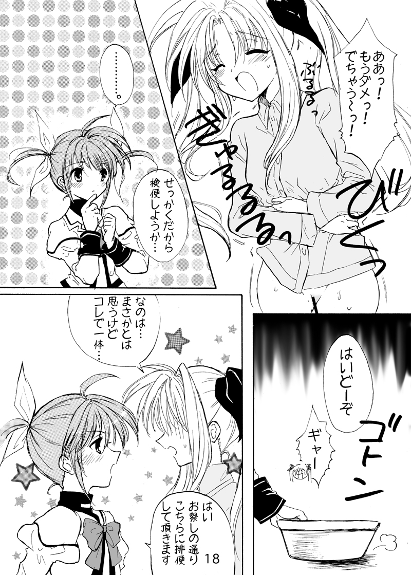 (SC43) [Aria Corporation (Reishiki Aria)] Cosmo Rock! -Marugoto 1-satsu Kanchou Hon desu!- (Mahou Shoujo Lyrical Nanoha) - Page 18