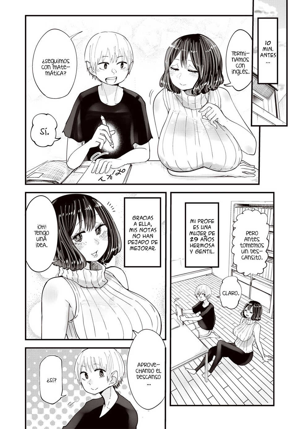 [Shitaranana] Mita-sensei no Chin Jugyou | Clase sobre penes de la profesora Mita (COMIC Kairakuten 2019-10) [Spanish] [Gokiburi] [Digital] - Page 2