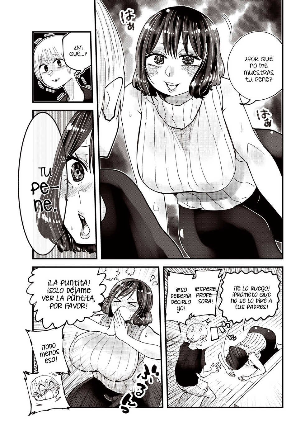 [Shitaranana] Mita-sensei no Chin Jugyou | Clase sobre penes de la profesora Mita (COMIC Kairakuten 2019-10) [Spanish] [Gokiburi] [Digital] - Page 3