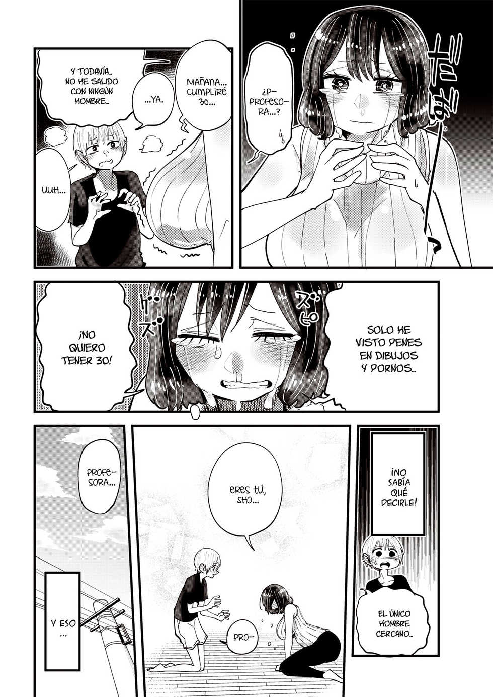 [Shitaranana] Mita-sensei no Chin Jugyou | Clase sobre penes de la profesora Mita (COMIC Kairakuten 2019-10) [Spanish] [Gokiburi] [Digital] - Page 4