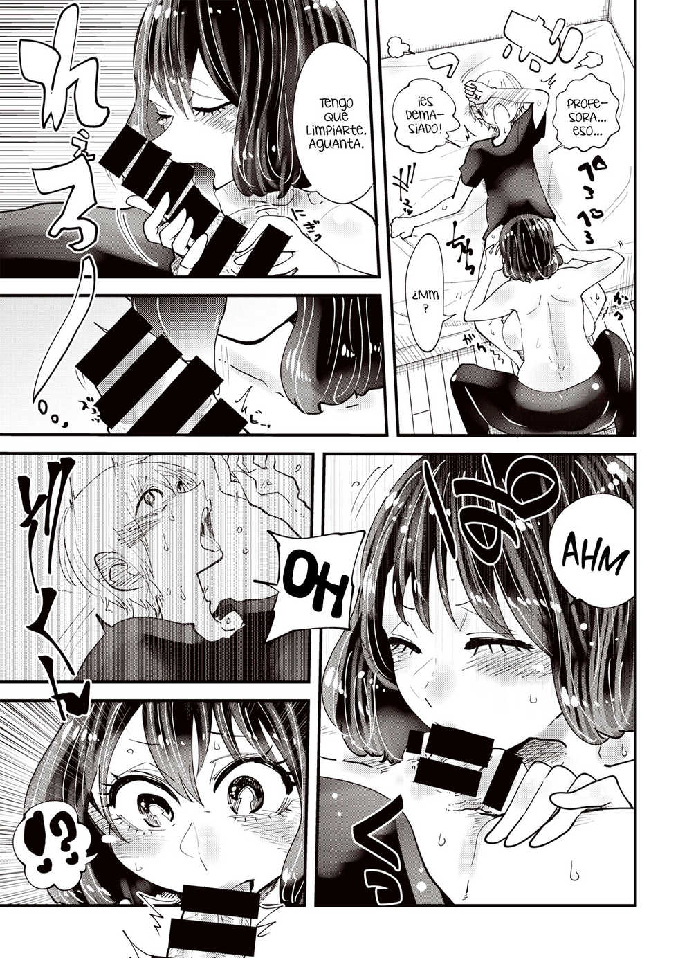 [Shitaranana] Mita-sensei no Chin Jugyou | Clase sobre penes de la profesora Mita (COMIC Kairakuten 2019-10) [Spanish] [Gokiburi] [Digital] - Page 13