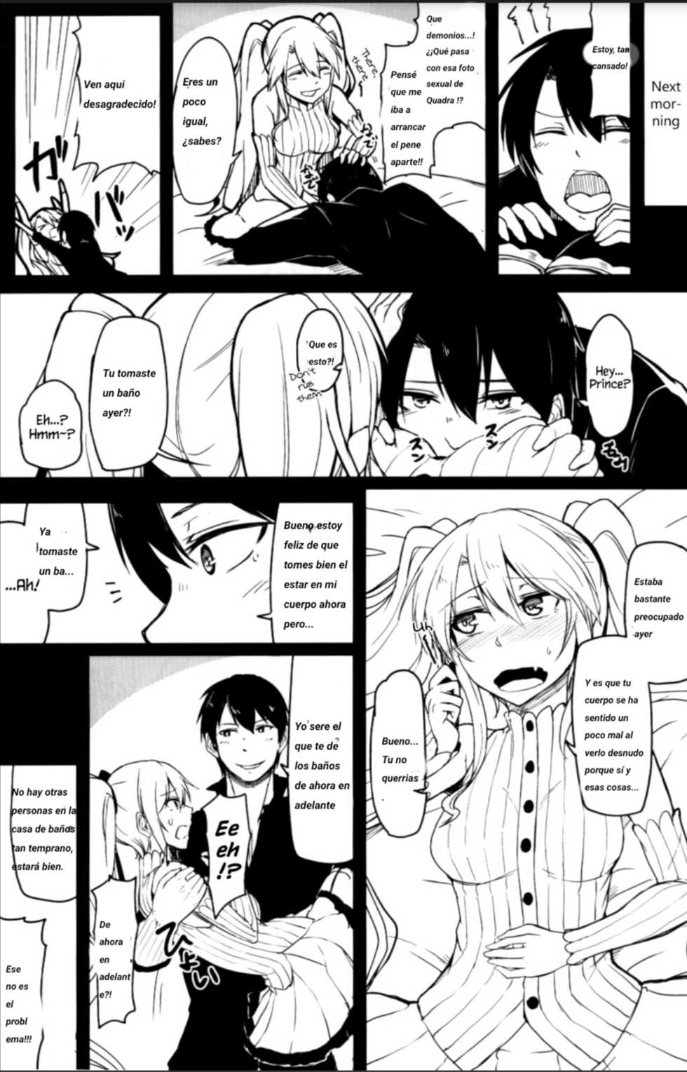 (C91) [ZIGZAG (Hirno)] Change Prince & Princess (Sennen Sensou Aigis) [Spanish] - Page 10