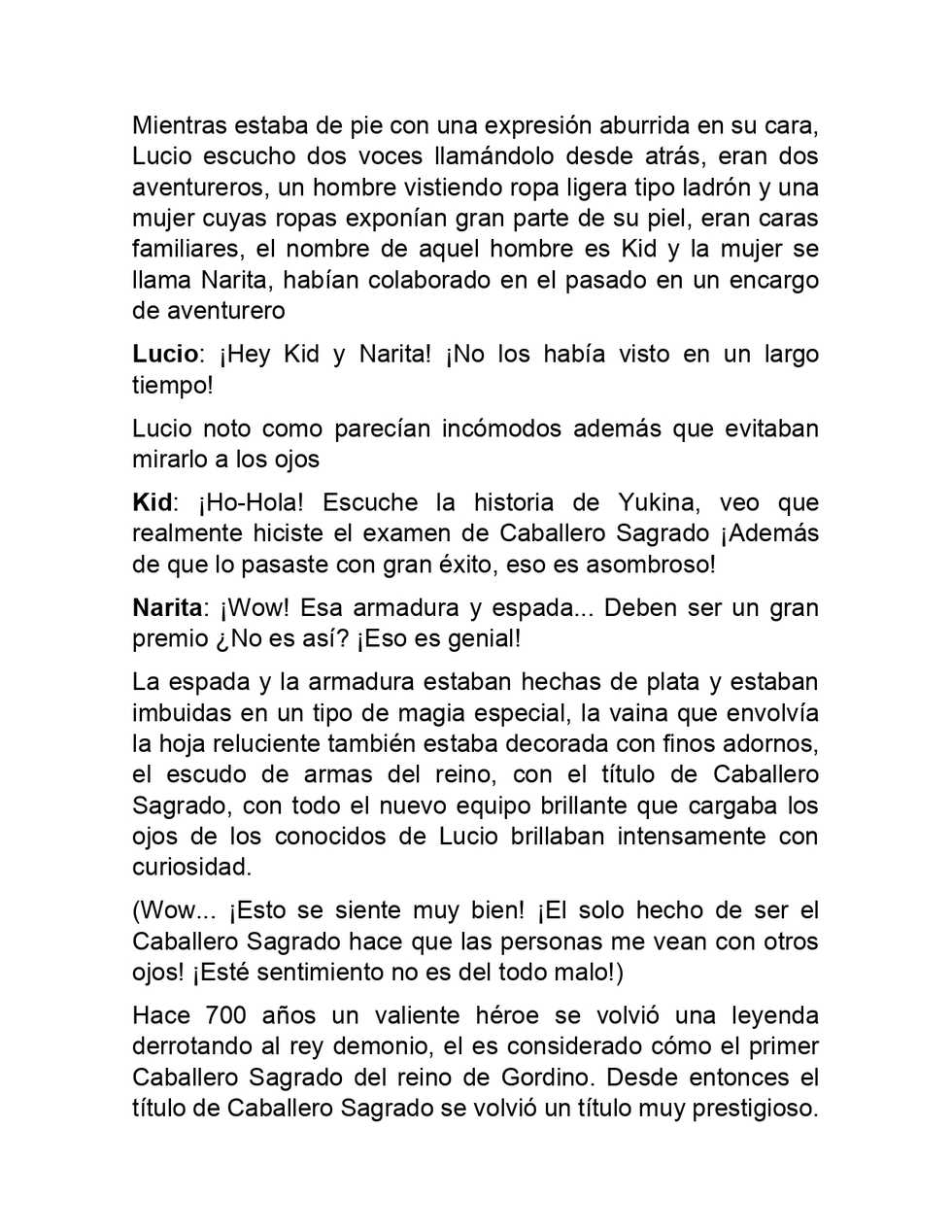 [Gozen Shichiji no Awase Kagami] Seikishi no Haiboku ~Mesuniku no Ori~ | La sumisión del caballero sagrado - Atrapado en un cuerpo de puta [Spanish] - Page 8